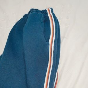 rainbow trimmed sweatpants🌈